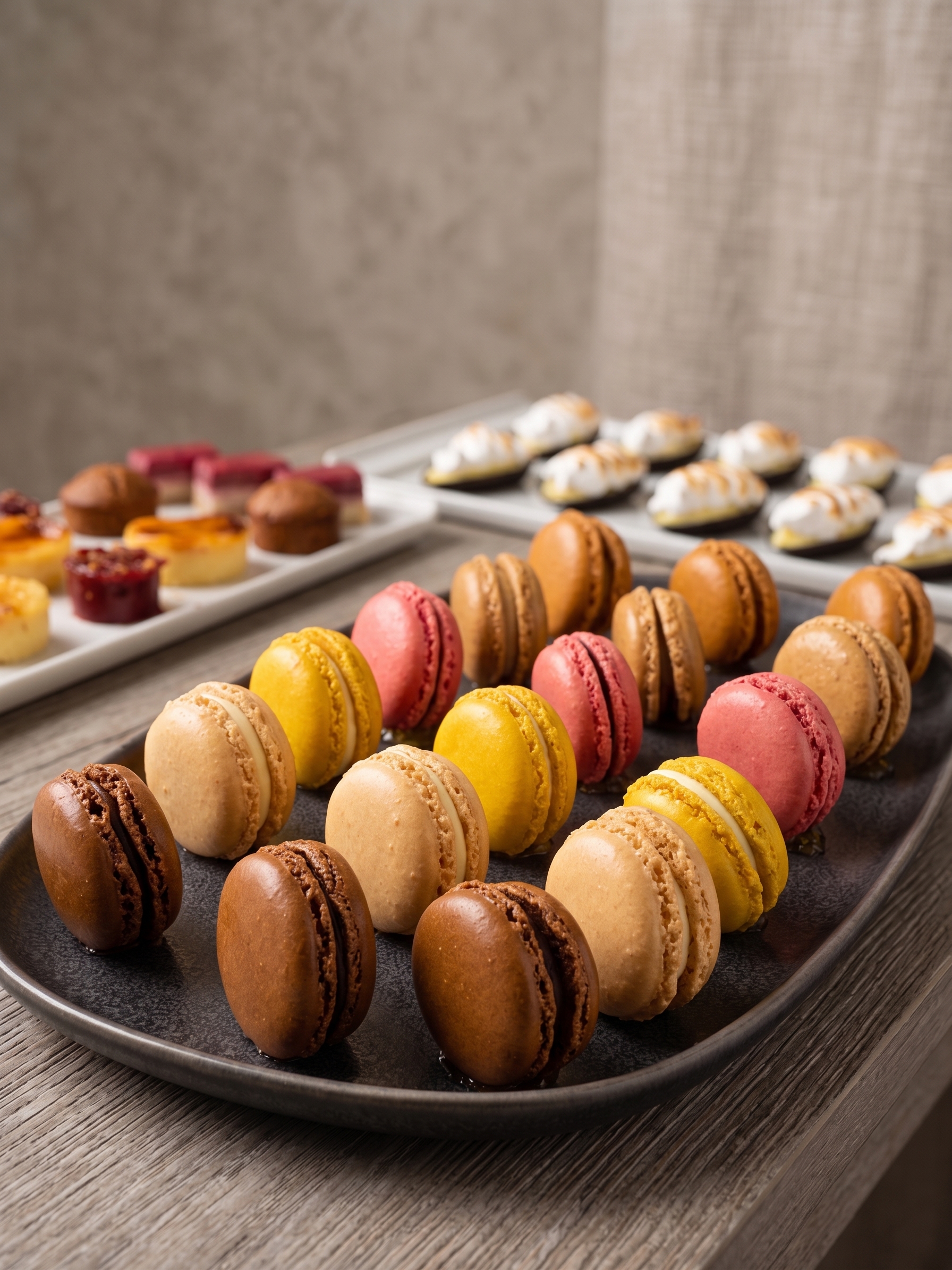 Assorted macarons